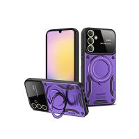 Newface Samsung Galaxy A26 Kılıf Joy Lens Standlı Kapak - Mor