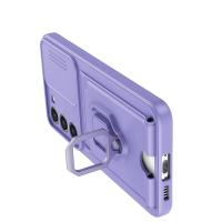 Newface Samsung Galaxy S25 Plus Kılıf Zuma Kartvizitli Yüzüklü Silikon - Kırmızı