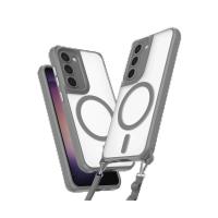 Newface Samsung Galaxy S23 Plus Kılıf Enka Magsafe Silikon Kılıf - Titan Gri