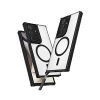 Newface Samsung Galaxy S25 Ultra Kılıf Enka Magsafe Silikon Kılıf - Siyah