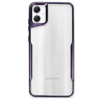 Newface Samsung Galaxy A06 Kılıf Boyi Silikon Kapak - Derin Mor