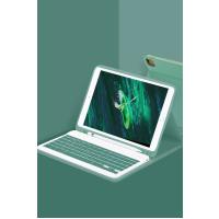 Newface Samsung Galaxy X510 Tab S9 FE 11 Kılıf KC01 Smart Klavyeli Tablet Kılıfı - Koyu Yeşil