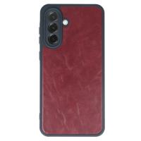 Newface Samsung Galaxy A15 4G Kılıf Aras Deri Kapak - Bordo