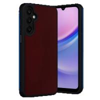 Newface Samsung Galaxy M15 Kılıf Aras Deri Kapak - Bordo