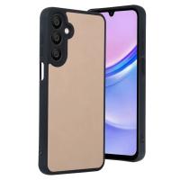 Newface Samsung Galaxy A56 Kılıf Aras Deri Kapak - Pudra