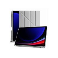 Newface Samsung Galaxy X610 Tab S9 FE Plus 12.4 Kılıf Kalemlikli Mars Tablet Kılıfı - Koyu Gri
