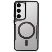 Newface Samsung Galaxy S23 Kılıf Boyi Magsafe Silikon Kapak - Siyah