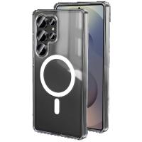 Newface Samsung Galaxy S25 Ultra Kılıf Magneticsafe Şeffaf Silikon - Şeffaf