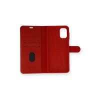 Newface Samsung Galaxy M51 Trend S Plus Kapaklı Kılıf - Kırmızı