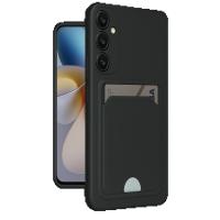 Newface Samsung Galaxy A26 Kılıf Kelvin Kartvizitli Silikon - Siyah