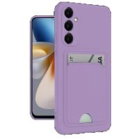 Newface Samsung Galaxy M15 Kelvin Kartvizitli Silikon - Lila