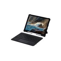 Newface T5209D iPad Pro 12.9 (2021) Kılıf İnter Ledli Klavyeli Tablet Kılıfı - Siyah