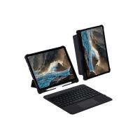 Newface T5209D iPad Pro 12.9 (2021) Kılıf İnter Ledli Klavyeli Tablet Kılıfı - Siyah