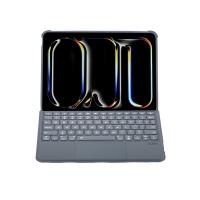 Newface T5504D iPad Pro 11 (2024) Kılıf Palermo Ledli Klavyeli Standlı Tablet Kılıfı - Siyah