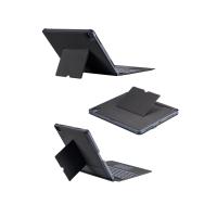 Newface T5509D iPad Pro 12.9 (2022) Kılıf Palermo Ledli Klavyeli Standlı Tablet Kılıfı - Siyah