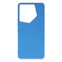 Newface Tecno Camon 20 Pro 5G Kılıf First Silikon - Mavi