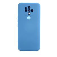 Newface Tecno Camon 16 Kılıf Nano içi Kadife Silikon - Mavi