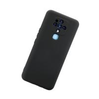 Newface Tecno Camon 16 Kılıf Nano içi Kadife Silikon - Siyah