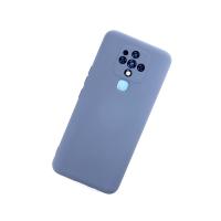 Newface Tecno Camon 16 Kılıf Nano içi Kadife Silikon - Gri