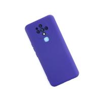 Newface Tecno Camon 16 Kılıf Nano içi Kadife Silikon - Mor