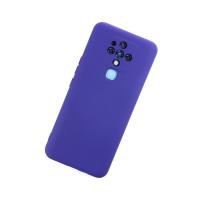 Newface Tecno Camon 16 Kılıf Nano içi Kadife Silikon - Mor
