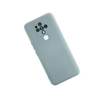 Newface Tecno Camon 16 Kılıf Nano içi Kadife Silikon - Buz Mavisi