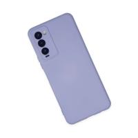 Newface Tecno Camon 18 Kılıf Nano içi Kadife Silikon - Lila