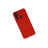 Newface Tecno Pova Neo Kılıf Nano içi Kadife Silikon - Kırmızı