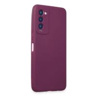 Newface Tecno Camon 18 Kılıf First Silikon - Mor