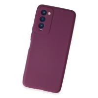 Newface Tecno Camon 18 Kılıf First Silikon - Mor
