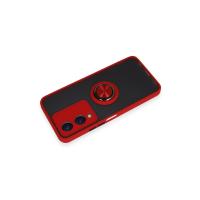 Newface Vivo Y17S Kılıf Montreal Yüzüklü Silikon Kapak - Kırmızı