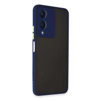 Newface Vivo Y17S Kılıf Montreal Silikon Kapak - Lacivert