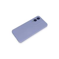 Newface Vivo Y17S Kılıf Nano içi Kadife Silikon - Lila