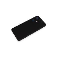 Newface Vivo Y27 Kılıf Nano içi Kadife Silikon - Siyah