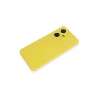 Newface Vivo Y27 Kılıf Nano içi Kadife Silikon - Sarı