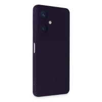 Newface Vivo Y27 Kılıf Nano içi Kadife Silikon - Mor