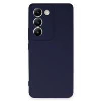 Newface Vivo V30 Lite 4G Kılıf First Silikon - Lacivert