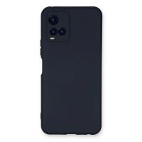 Newface Vivo Y21S Kılıf Nano içi Kadife Silikon - Lacivert