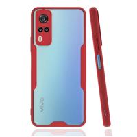 Newface Vivo Y53S Kılıf Platin Silikon - Kırmızı