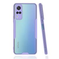 Newface Vivo Y53S Kılıf Platin Silikon - Lila