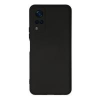 Newface Vivo Y53S Kılıf Nano içi Kadife Silikon - Siyah