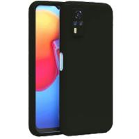 Newface Vivo Y53S Kılıf Nano içi Kadife Silikon - Siyah
