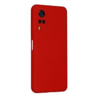 Newface Vivo Y53S Kılıf Nano içi Kadife Silikon - Kırmızı