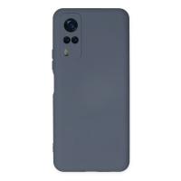 Newface Vivo Y53S Kılıf Nano içi Kadife Silikon - Gri