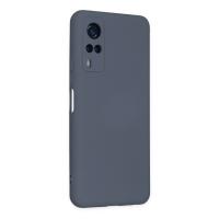 Newface Vivo Y53S Kılıf Nano içi Kadife Silikon - Gri