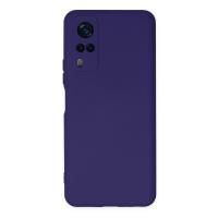 Newface Vivo Y53S Kılıf Nano içi Kadife Silikon - Mor