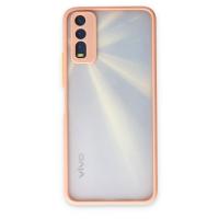 Newface Vivo Y11S Kılıf Montreal Silikon Kapak - Pembe
