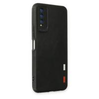 Newface Vivo Y11S Kılıf Loop Deri Silikon - Siyah