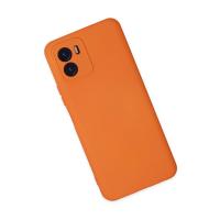 Newface Vivo Y15S Kılıf Nano içi Kadife Silikon - Turuncu