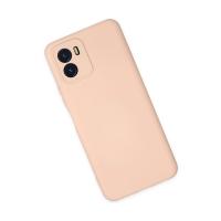 Newface Vivo Y15S Kılıf Nano içi Kadife Silikon - Pudra